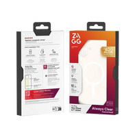 ZAGG Crystal Palace Snap Clear Case for iPhone 16 Plus MagSafe Compatible