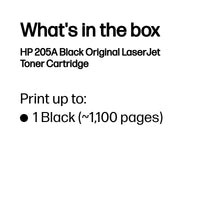 HP 205A Black Original LaserJet Toner Cartridge 1 100 pgs
