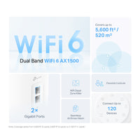 TP-Link Deco AX1500 router Whole Home Mesh Wi-Fi 6 System (1 Pack)