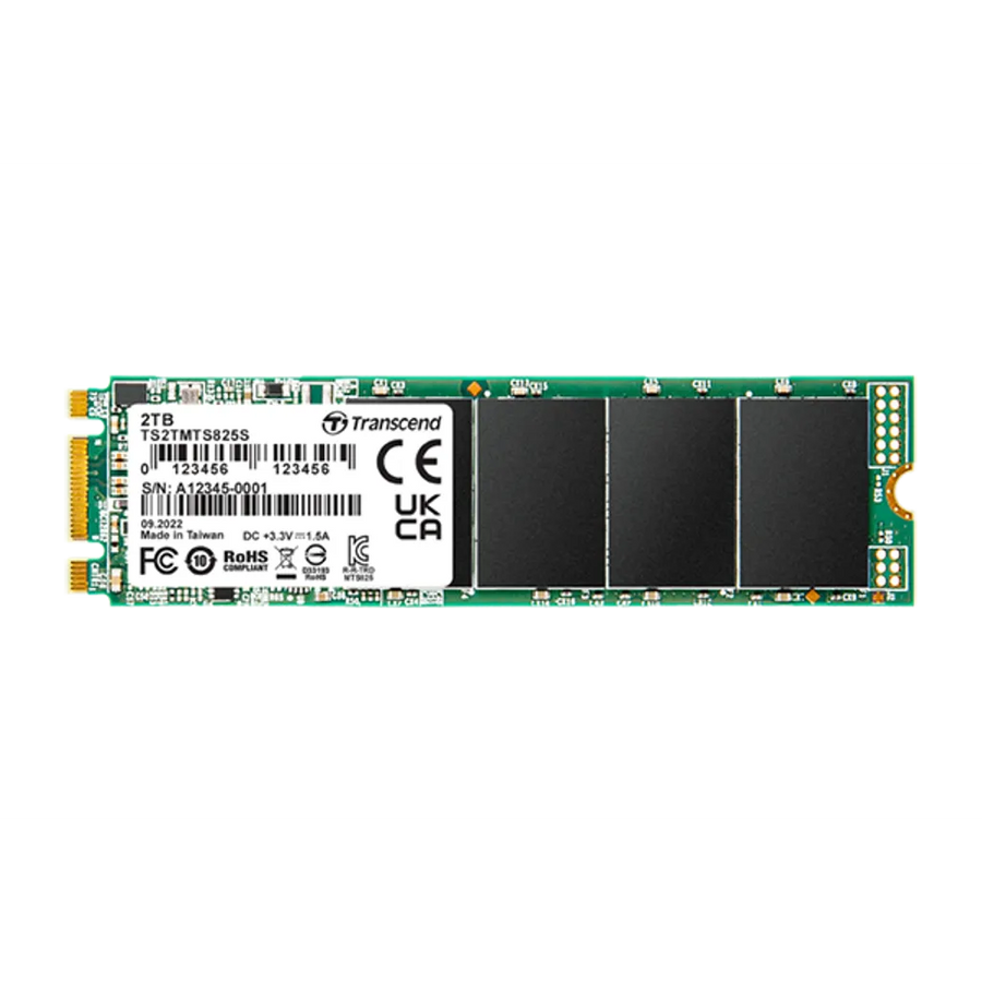 Transcend 825S 2TB M.2 2280 SATA III SSD 560/500 MB/s 3D NAND