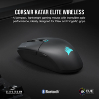 Corsair Katar Elite Wireless Optical Gaming Mouse 26000 DPI Black