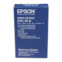 Epson ERC-38B Black Ribbon Cartridge for TM-U200/300/370 Printers
