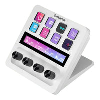 Elgato Stream Deck+ White 8-Key LCD Streaming Console with 4 Rotary Dials
