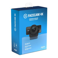 Elgato Facecam 4K Premium Webcam 8MP Sony STARVIS 2 CMOS 90° FoV 4K 60fps USB-C Zero Compression