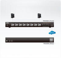 Aten PE8208G 8-Port Monitored 1U Rack PDU 16A