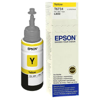 Epson T6734 Yellow Ink Bottle 70ml for EcoTank L800 Series