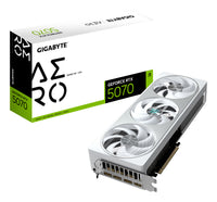Gigabyte GeForce RTX 5070 Aero OC 12GB GDDR7 PCIe 5.0 2625MHz White Graphics Card
