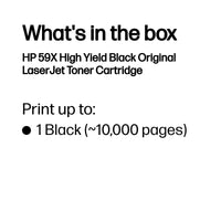 HP 59X Black LaserJet Toner Cartridge
