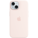 iPhone 15 Silicone Case with MagSafe - Light Pink,Model A3123