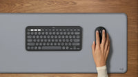 Logitech Pebble Mouse 2 M350s Wireless Ambidextrous Mouse Graphite Bluetooth RF