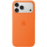 iPhone 17 Pro Max Silicone Case with MagSafe - Orange,Model A3560