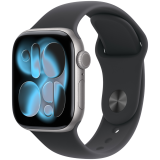 Apple Watch Series 11 GPS + Cellular 42mm Space Grey Aluminium Case with Black Sport Band - M/L,Model A3335