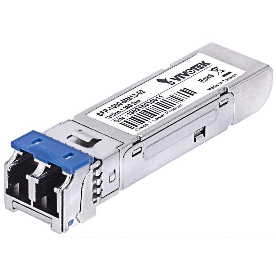 VIVOTEK SFP-1000-SM13-10 1.25Gbps SFP Single-Mode Fiber Transceiver 1310nm 10km LC