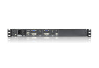 Aten CL6700MW 17.3-inch 1U Rackmount Single Rail LCD KVM Console DVI-D Full HD Black
