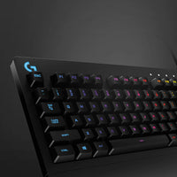 Logitech G213 Prodigy Full-Size Gaming Keyboard RGB LED Wrist Rest USB Wired Black