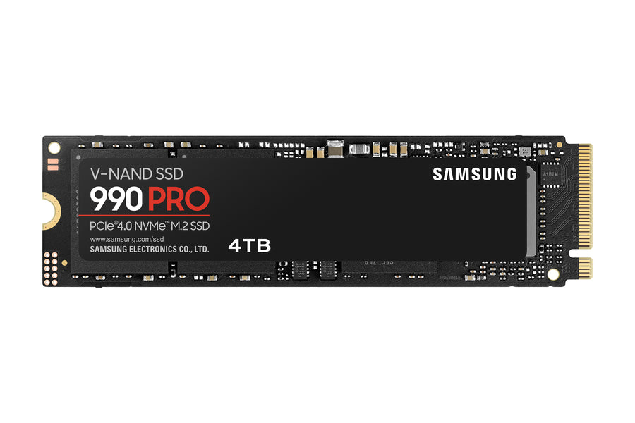 Samsung 990 Pro 4TB M.2 NVMe PCIe 4.0 SSD 7450/6900 MB/s V-NAND AES-256
