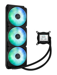 ASUS Prime LC 360 ARGB LCD 360mm AIO Liquid CPU Cooler 2.3-inch LCD Display Black