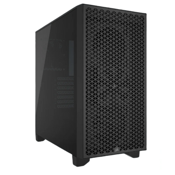 Corsair iCUE RGB Mid-Tower ATX Gaming PC Case with 3x120mm Fans and Tempered Glass (Black)