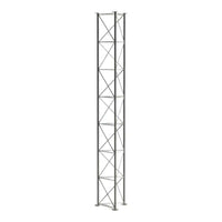 Lattice Mast 3m Section (Revised). ZigZag bracing and flange joint.