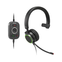 Snom A330M Mono Over-Ear Headset, Passive Noise Cancellation, VoIP Phone Headset, USB/3.5mm