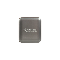 Transcend ESD420C 1TB MagSafe Portable SSD USB-C 3.2 Gen 2x2 20Gbps 2000 MB/s AES-256 (Grey)