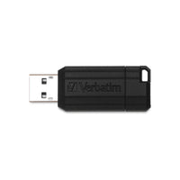 VERBATIM 64GB Pinstripe USB 2.0 Flash Drive Black
