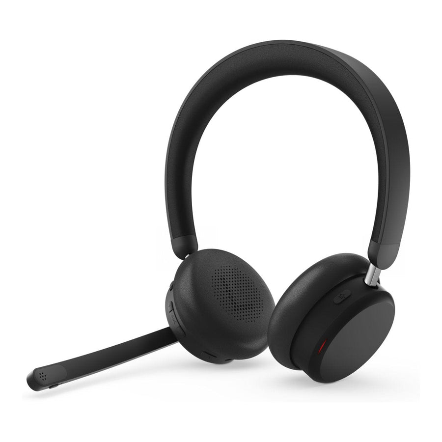 Lenovo Dual-Mode Wireless ANC Headset 6550 Microsoft Teams Certified Bluetooth 5.3 60hr Battery Black
