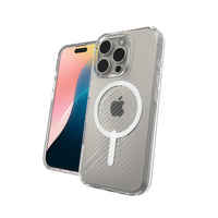 ZAGG Luxe Snap Clear MagSafe Case for iPhone 16 Pro Drop Protection