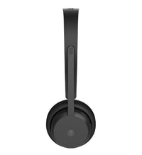 Lenovo Wireless Bluetooth On-Ear Headset 60H Battery Noise-Cancelling Boom Mic Black