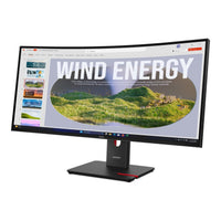 Lenovo ThinkVision T34WD-40 34-inch WQHD 21:9 120Hz Curved USB-C Docking Monitor VA Panel
