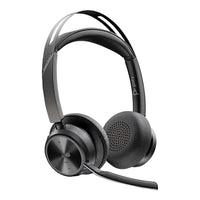 HP Accesories Poly Voyager Focus 2 Microsoft Teams Certified USB C C Headset +USB C/A Adapter +Charging Stand