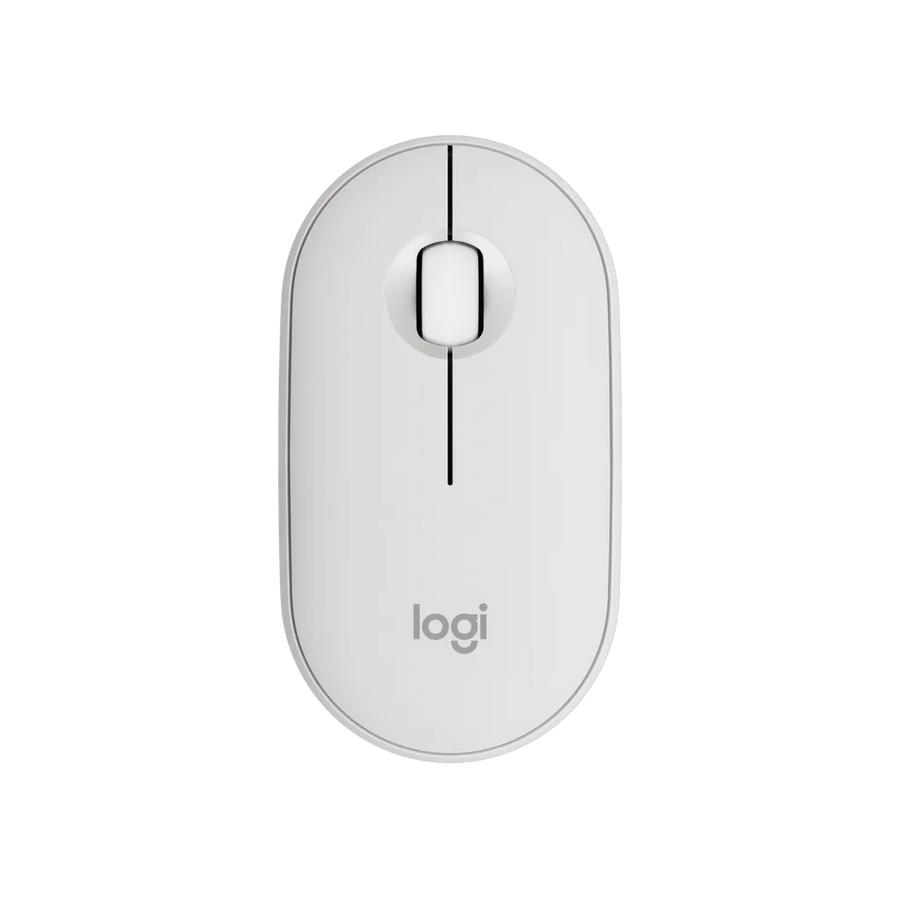 Logitech Pebble Mouse 2 M350s Silent Wireless Optical Mouse 4000 DPI Bluetooth RF White