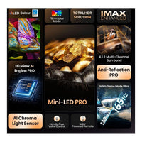 Hisense 75-Inch 4K UHD ULED Mini LED Pro Smart TV 165Hz HDR Dolby Vision DVB-T2