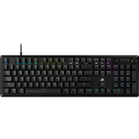 Corsair K70 Full-Size Mechanical Gaming Keyboard 104-Key USB MLX Red Switches (Black)