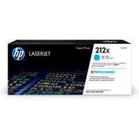 HP 212X High Yield Cyan Original LaserJet Toner Cartridge 10000 Pages