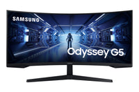 Samsung Odyssey G55T 34" UWQHD 165Hz 1ms Curved VA Gaming Monitor (Black)