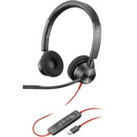 HP Poly Blackwire 3320 USB-C Wired Black Headset