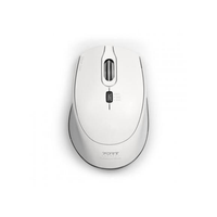 Port Sedona Silent Wireless Mouse 2.4GHz 1600 DPI Ambidextrous USB-A USB-C 20m Range Black
