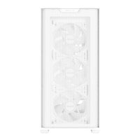 ASUS A21 Plus ARGB Micro-ATX Mini-ITX PC Case White Tempered Glass 4 ARGB Fans