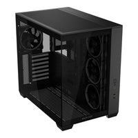 ASUS A32 Plus ATX Mid Tower PC Case Black Tempered Glass 4 ARGB Fans 420mm GPU 360mm Radiator Dual Chamber