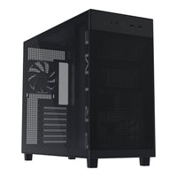 ASUS Prime AP303 ATX Mid Tower PC Case Black Tempered Glass 360mm Radiator 420mm GPU Support USB-C 20Gbps