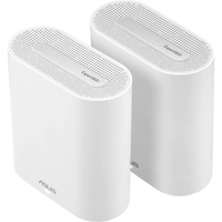 ASUS ExpertWiFi EBM68 Tri-Band WiFi 6 AX7800 Mesh Business Router 2-Pack (White)