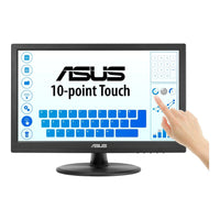 ASUS VT169HE 15.6-inch Full HD IPS 10-Point Touchscreen Monitor 60Hz HDMI VGA VESA 75x75 Tilt Flicker-Free