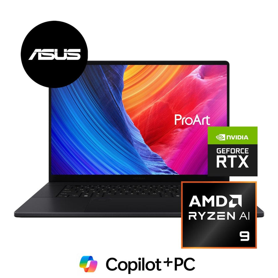 ASUS ProArt P16 16-inch 4K OLED Mobile Workstation AMD Ryzen AI 9 HX 370 32GB RAM 1TB SSD RTX 5070 Windows 11 Pro