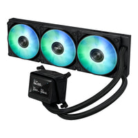 ASUS MAX Gaming LC 360 ARGB LCD 120mm AIO CPU Liquid Cooler Black 2.4-inch IPS Display LGA1851 AM5 AM4