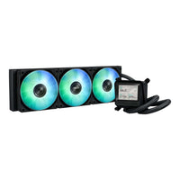 ASUS MAX Gaming LC 360 ARGB LCD 120mm AIO CPU Liquid Cooler Black 2.4-inch IPS Display LGA1851 AM5 AM4
