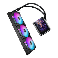 ASUS ROG RYUO IV 360mm ARGB AIO Liquid CPU Cooler 6.67-inch AMOLED Display Asetek Gen8 V2 Pump 3x120mm Fans AM5 LGA1851