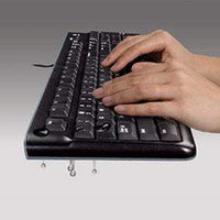 Logitech MK120 Corded Full-Size USB Keyboard and Mouse Combo Spill-Resistant