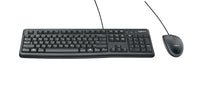 Logitech MK120 Corded Full-Size USB Keyboard and Mouse Combo Spill-Resistant