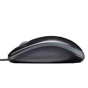 Logitech MK120 Corded Full-Size USB Keyboard and Mouse Combo Spill-Resistant